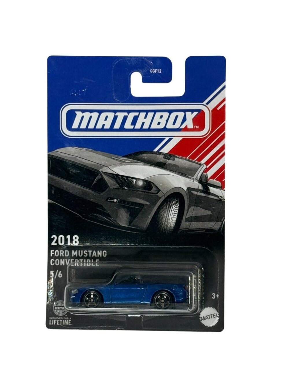 Matchbox 2018 Ford Mustang Convertible Blue Mainline NOC